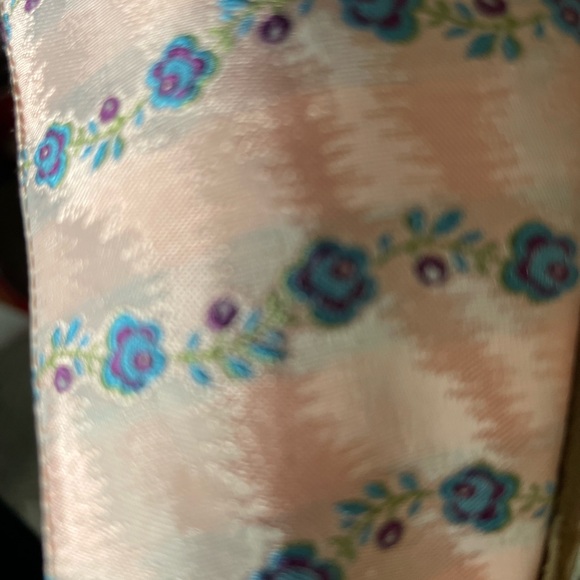 Tabitha Simmons Hermione Mary Jane Shoes Pink Pearl Jacquard Pointed Toe Size 40 - Picture 7 of 11